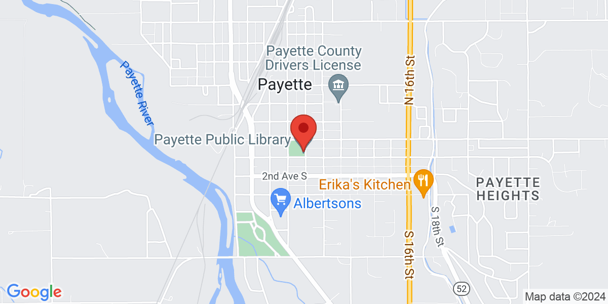Map of Payette Public Library